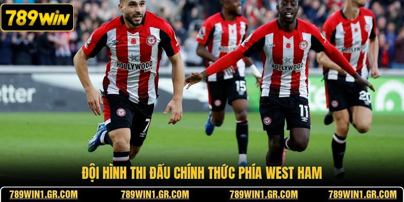 Đội hình thi đấu chính thức phía West Ham